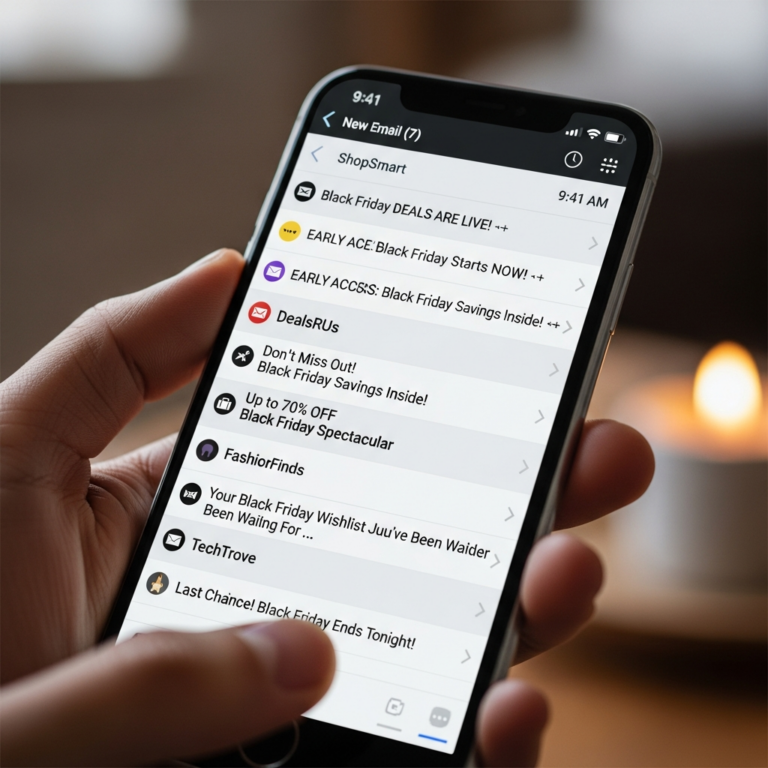 Black Friday Email Subject Lines Example