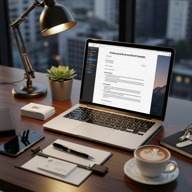 How To Write A Professional Business Email Example