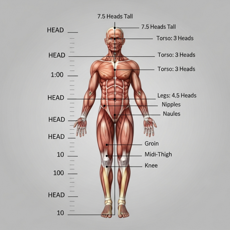 How to Draw Human Proportions Correctly