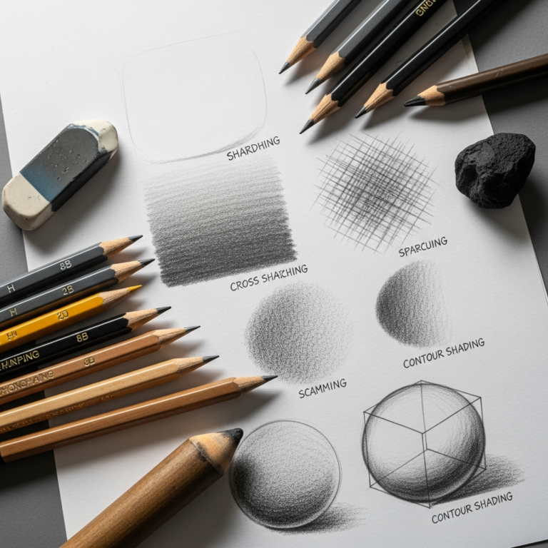 Shading Techniques for Drawing