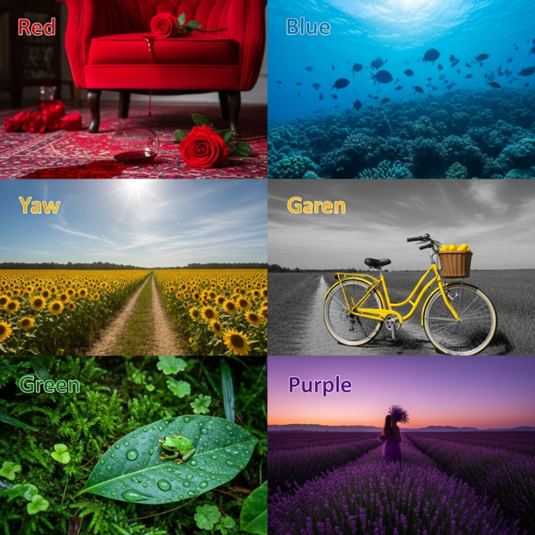 Color Themed Photo Ideas