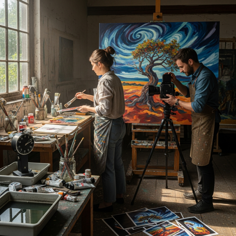 Photographer And Painter Collaboration Ideas