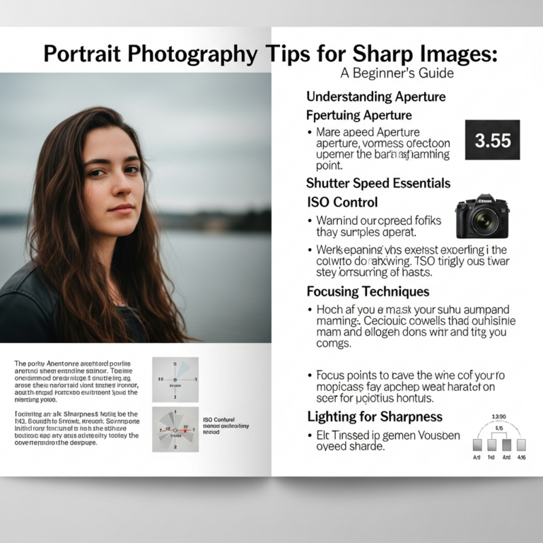 Portrait Photography Tips For Sharp Images Guide For Beginners
