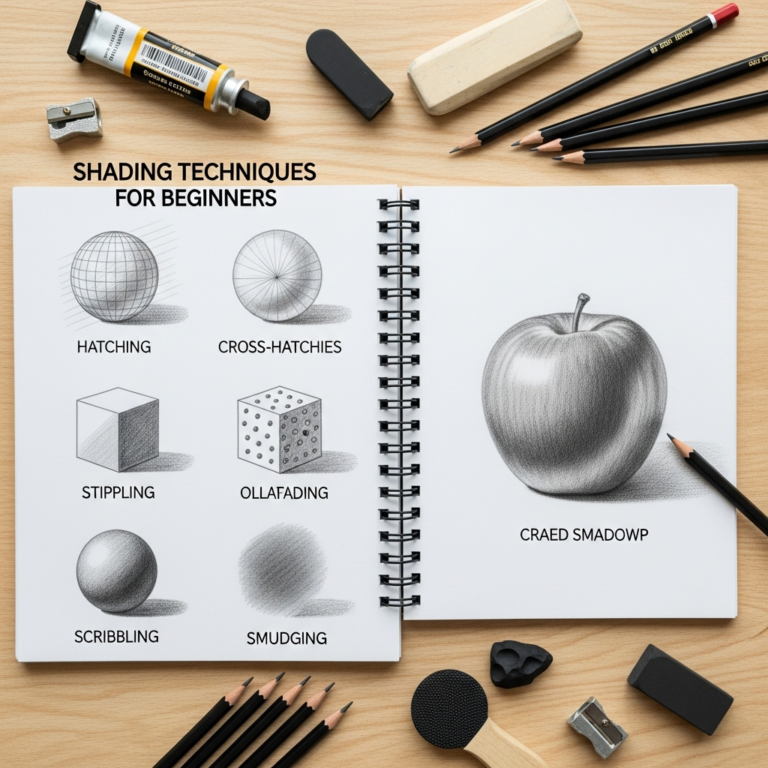 Shading Techniques For Drawing Guide For Beginners