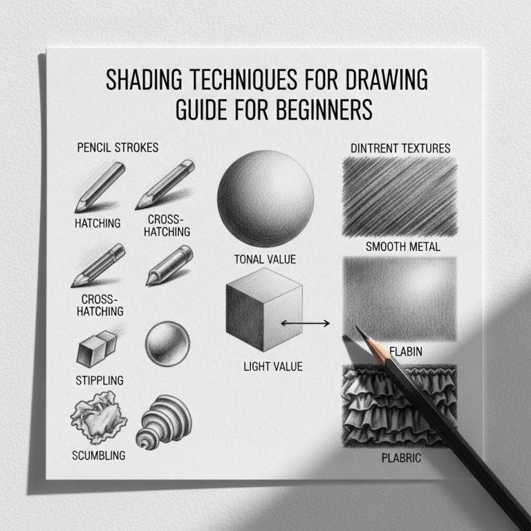 Shading Techniques For Drawing Guide For Beginners